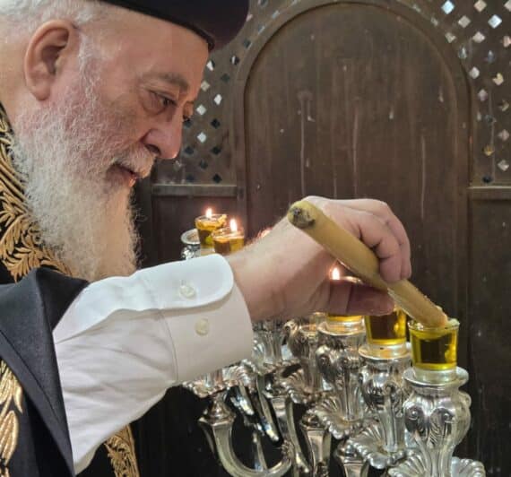 הדלקת נר שביעי בקבר רחל על ידי הרה