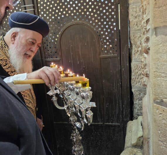 הדלקת נר שביעי בקבר רחל על ידי הרה